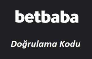 Betbaba Doğrulama Kodu